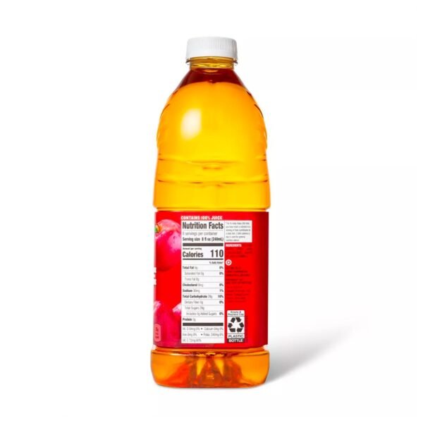 100% Apple Juice - 64 fl oz Bottle - Imagen 2