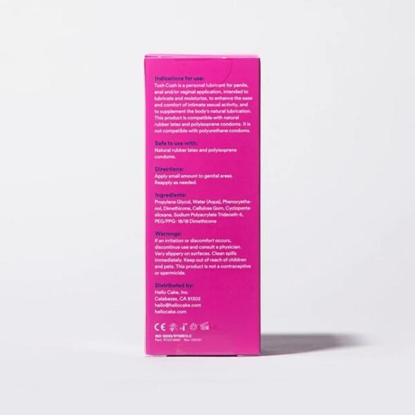 Hello Cake Tush Cush Lube, Personal Jelly Lubricant, Unisex, 1.7 fl oz - Imagen 2