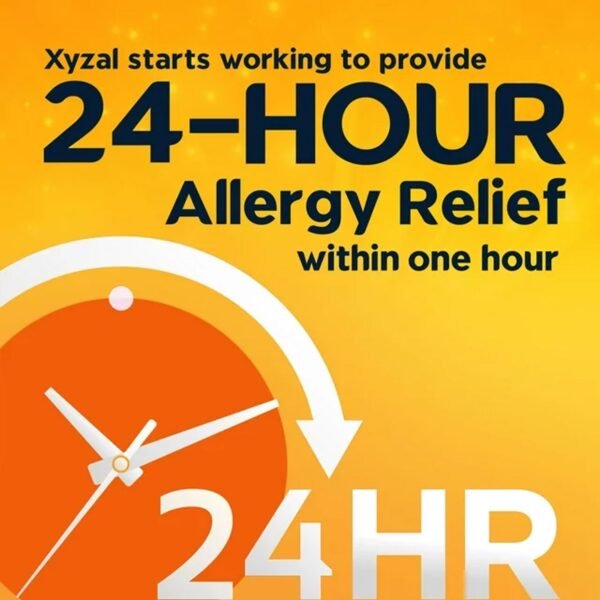 Xyzal Allergy Tablets 24-Hour Allergy Relief, Original Prescription Strength, 55 Ct - Imagen 2